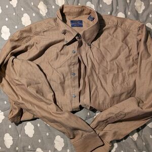 Club Room Light Brown Casual Shirt